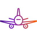 Airplane Front Icon