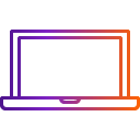 gradient laptop icon