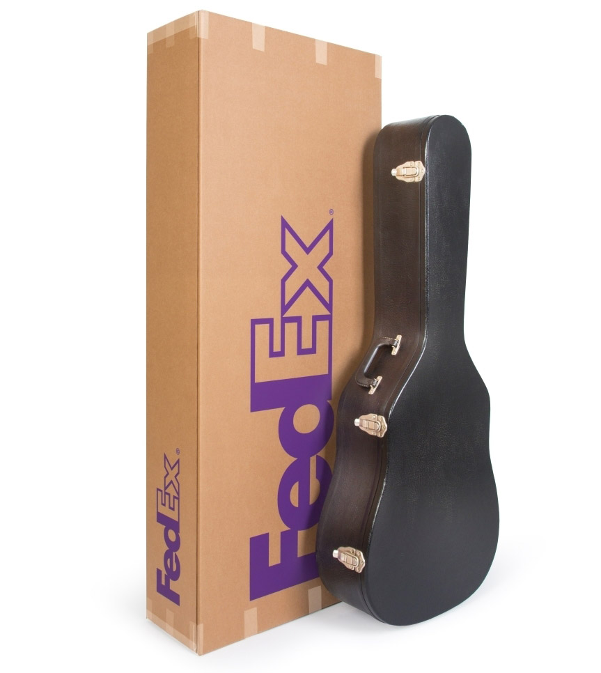 carton pour guitare fedex