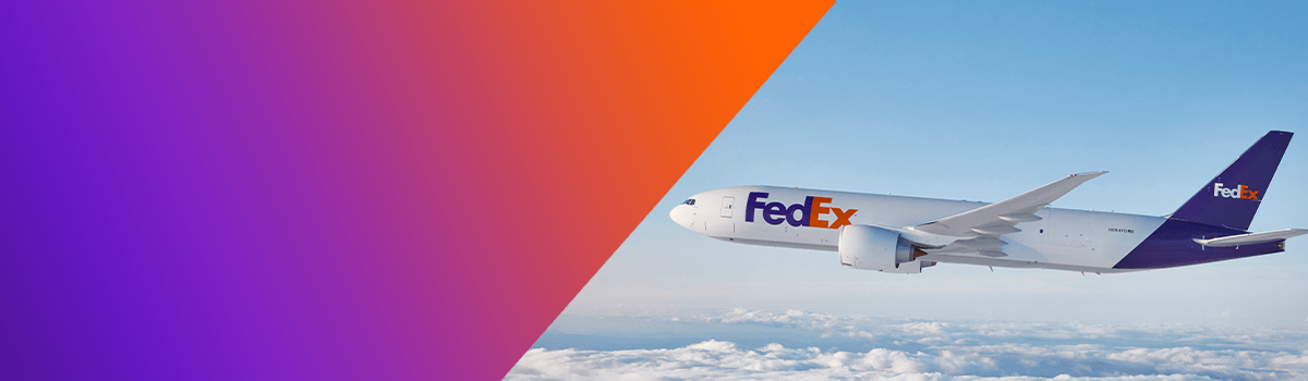 เครื่องบิน FedEx ที่ศูนย์