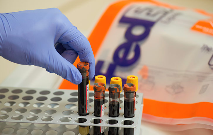 FedEx box with healthcare samples