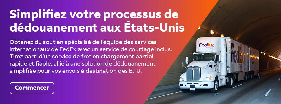 L'expertise du courtage rencontre le service de fret rapide. Cliquez ici pour plus de détails.