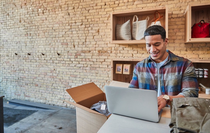 Person on laptop