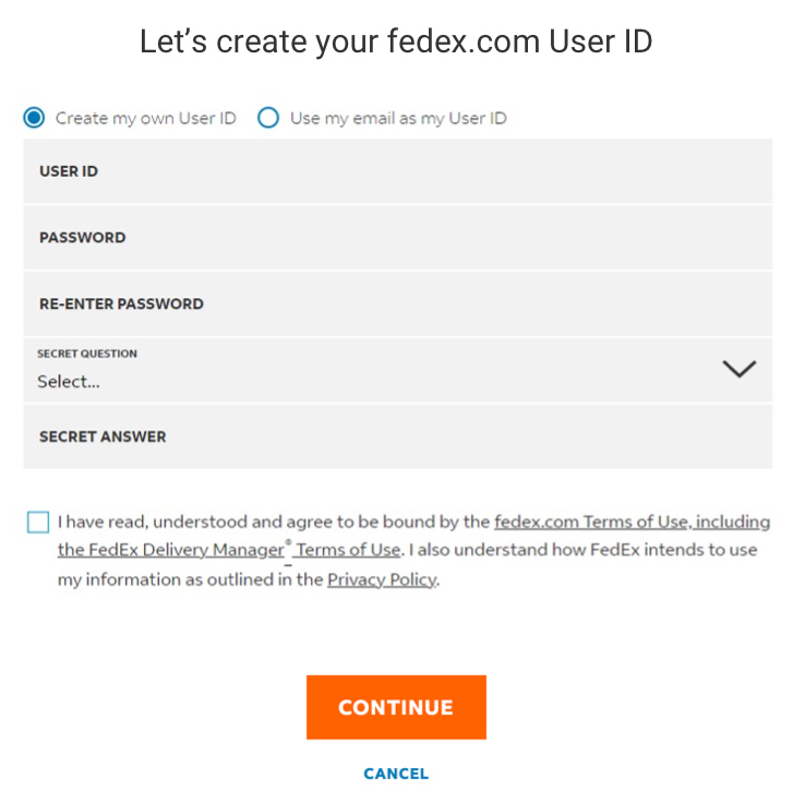 How to register for FedEx Delivery Manager