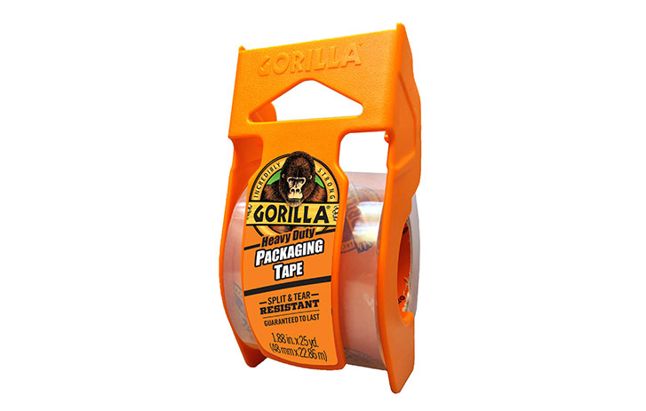 Gorilla® packing tape with dispenser 25 yards