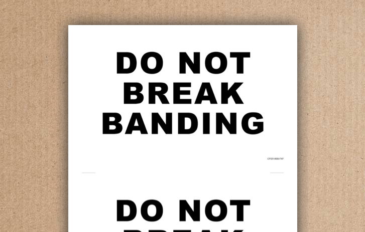 do not break banding