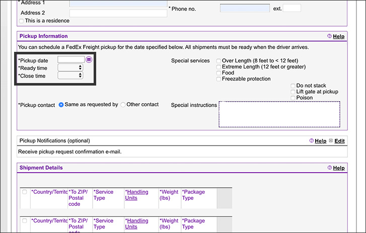 How To Schedule A Freight Pickup Freight Shipping FedEx