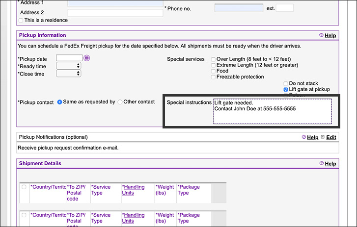 How To Schedule A Freight Pickup Freight Shipping FedEx