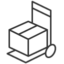 freight dolly icon