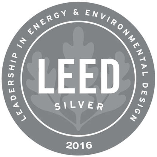 LEED silver logo icon