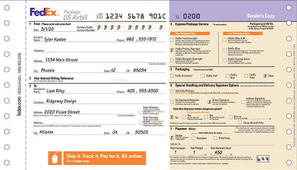 fedex billing phone number