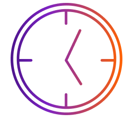 Gradient Clock Icon