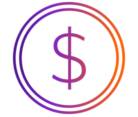 Gradient Dollar Icon