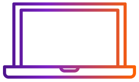 Gradient Laptop Computer Icon