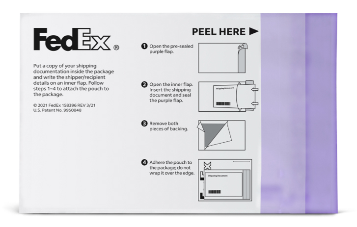 FedEx Shipping  CMYK Digital Print Plus