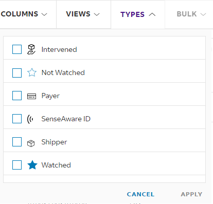 Filter Types