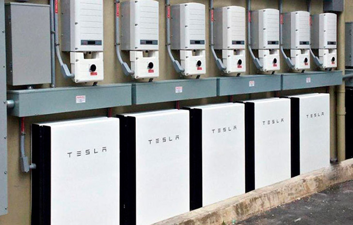 tesla batteries