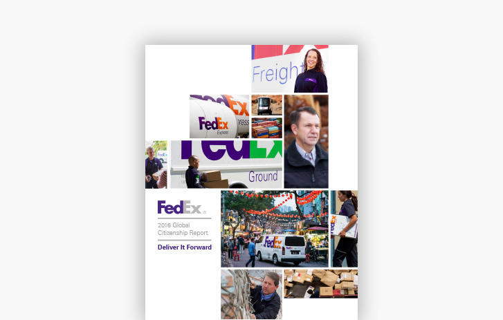 Informe de Ciudadanía Global de FedEx de 2016