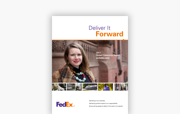 Informe de Ciudadanía Global de FedEx de 2017